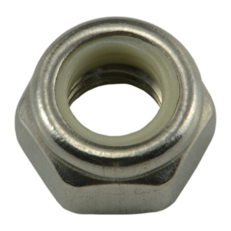 Midwest Fastener Nylon Insert Lock Nut, M5-0.80, A2 Stainless Steel, Not Graded, 10 PK 69602